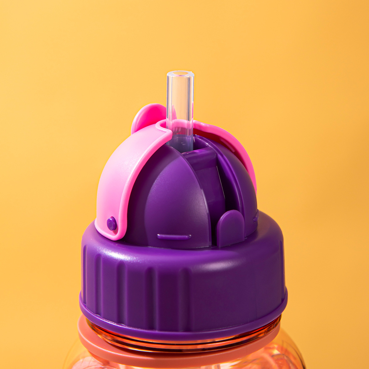 跨境爆款高颜值弹跳盖儿童吸管杯夏天可爱便携带手提卡通学生水杯详情6