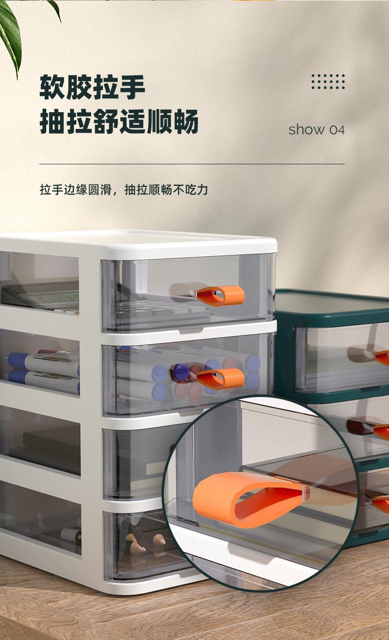 Storage box, desktop shelf, drawer-type multi-layer office storage box, storage box, desk storage and organization box pic 6
