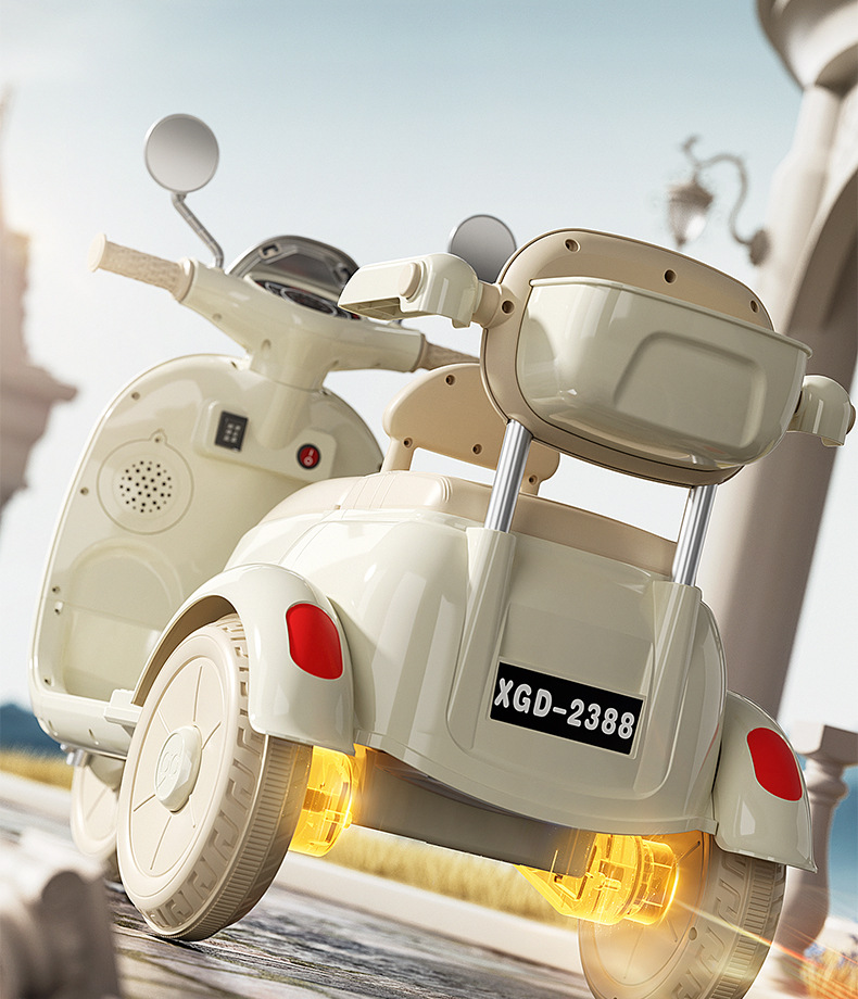 儿童电动车摩托车三轮男女电瓶车宝宝小孩可坐遥控周岁礼物玩具车详情12