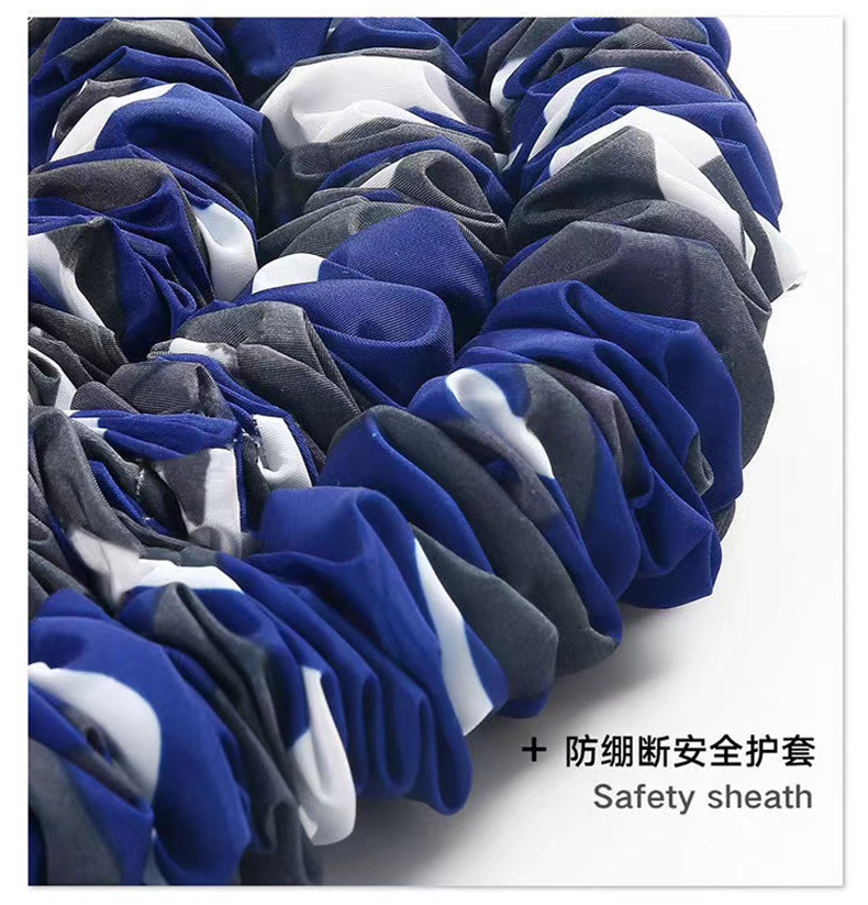 多功能乳胶三管拉力器可调节扩胸伸展臂力迷彩训练拉力绳健身器材详情8