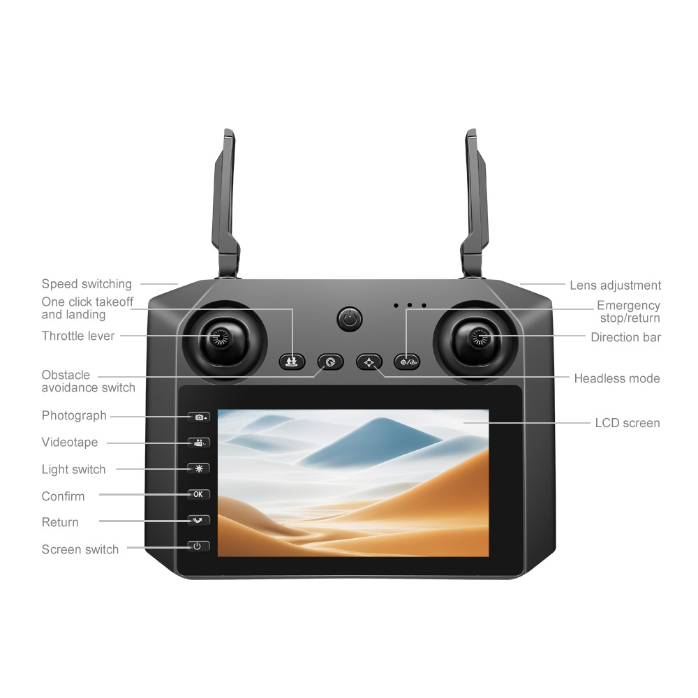 The cross-border M22max brushless drone with a 4.5-inch screen remote-controlled aircraft obstacle avoidance aerial photography quadcopter pic 39
