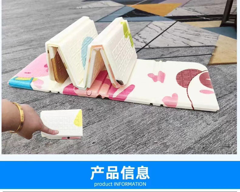 新品户外XPE轻巧.便携折叠防潮坐垫八折隔脏隔凉登山露营迷你地垫详情4