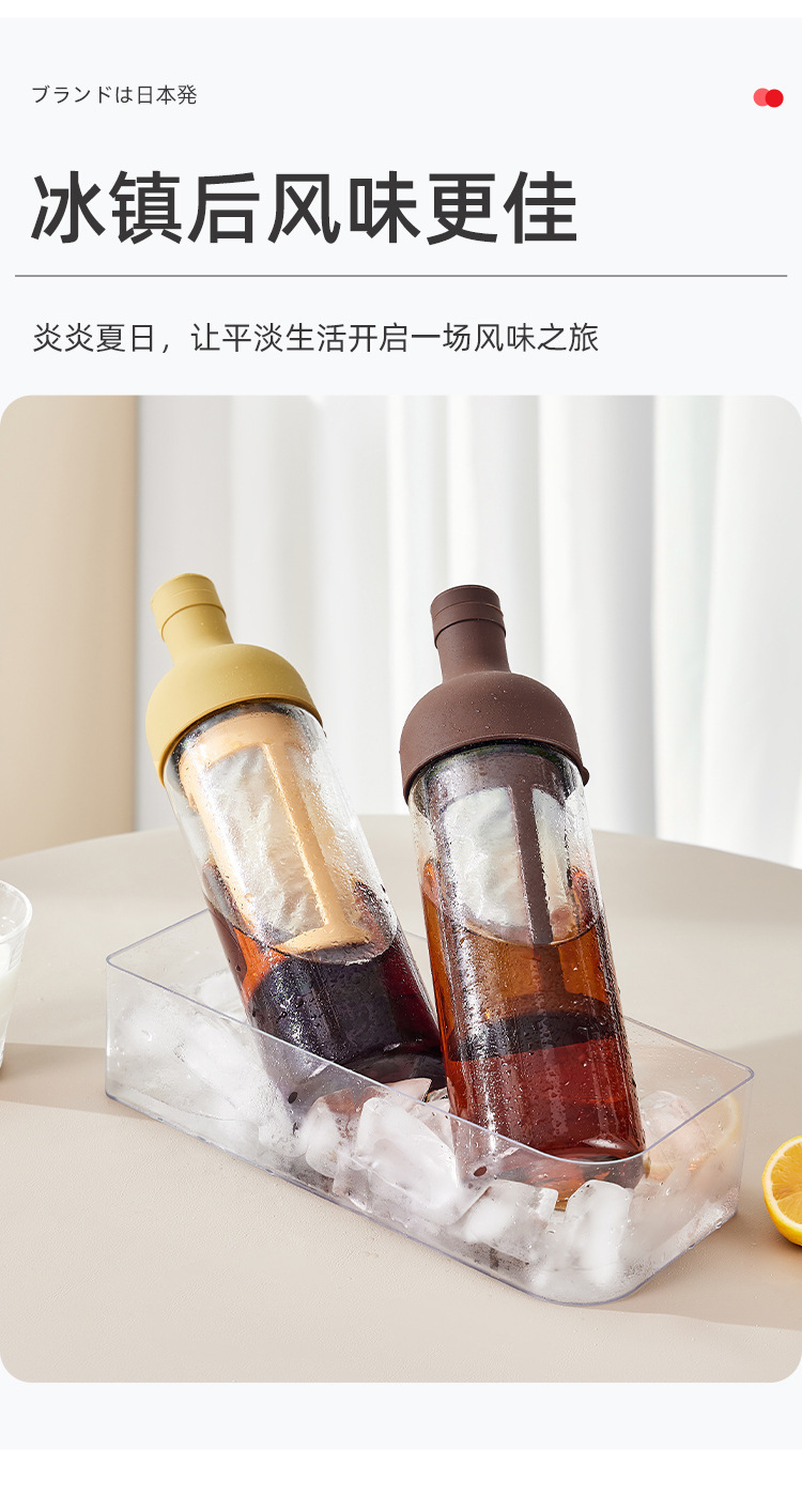 Coffee cold brew pot, high borosilicate glass, household cold brew bottle, cold-brewed fruit teapot, cold-quenched teapot, cold brew cup pic 15