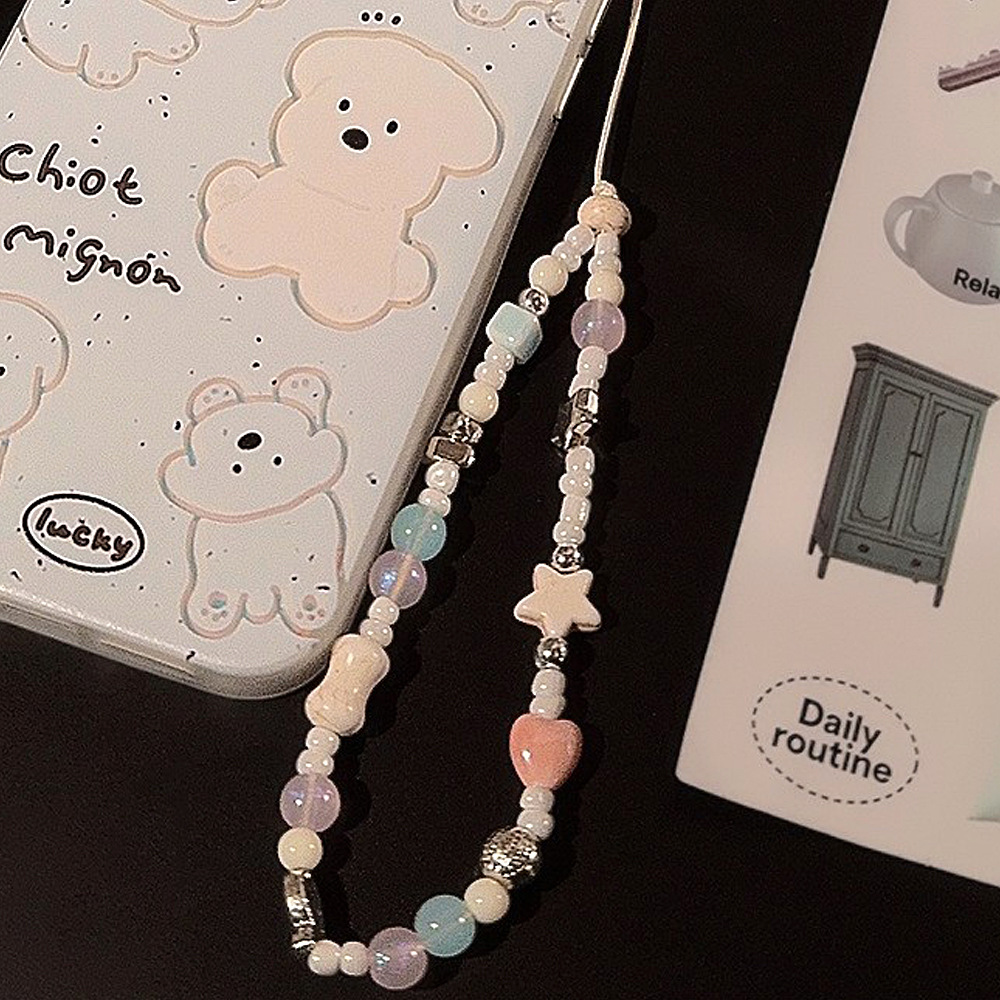 彩色链条手机壳挂绳适用苹果/华为便携手腕带绳个性ins多巴胺挂件详情14