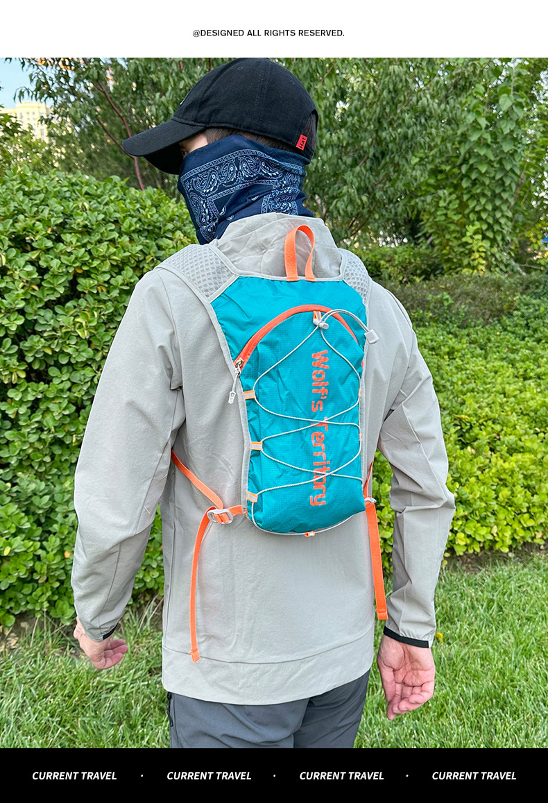 Outdoor cross-country backpacking, marathon running backpacking, hiking small mountain climbing backpack, mountain bike cycling, sports water bag backpacking pic 21