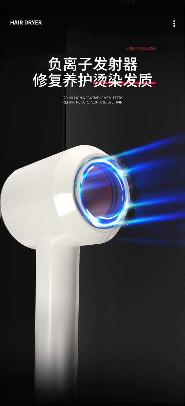 跨境热销高速吹风机华强北负离子家用吹风机恒温护发大功率电吹风详情8