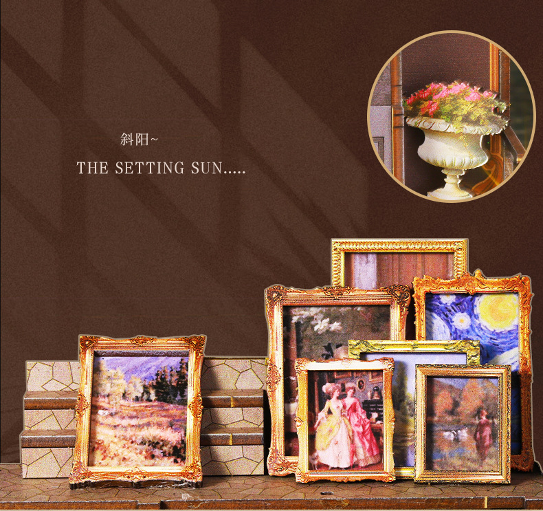 Jiate DIY Bookstand, Wonderful Art Studio diy Bookstand Assembly Bookstand, diy House 3D Bookstand, Handmade Model Book pic 14