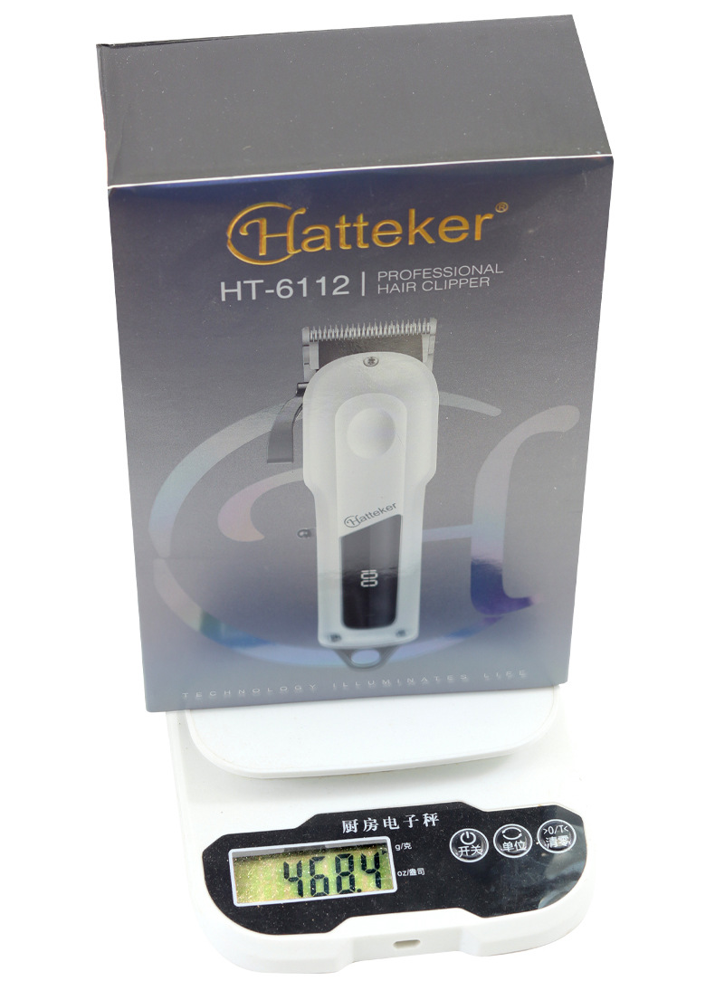 Hatteker electric hair clipper, new export product for hair salons, high-power oil-head electric clipper, household hair razor clipper pic 20