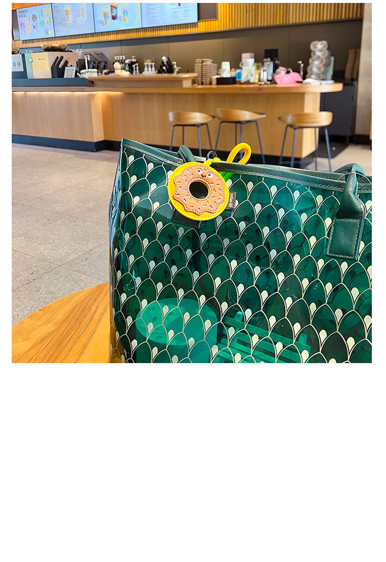 创意PU皮革仿真美食钥匙扣挂件情侣汉堡汽车钥匙链包包挂饰小礼品详情10