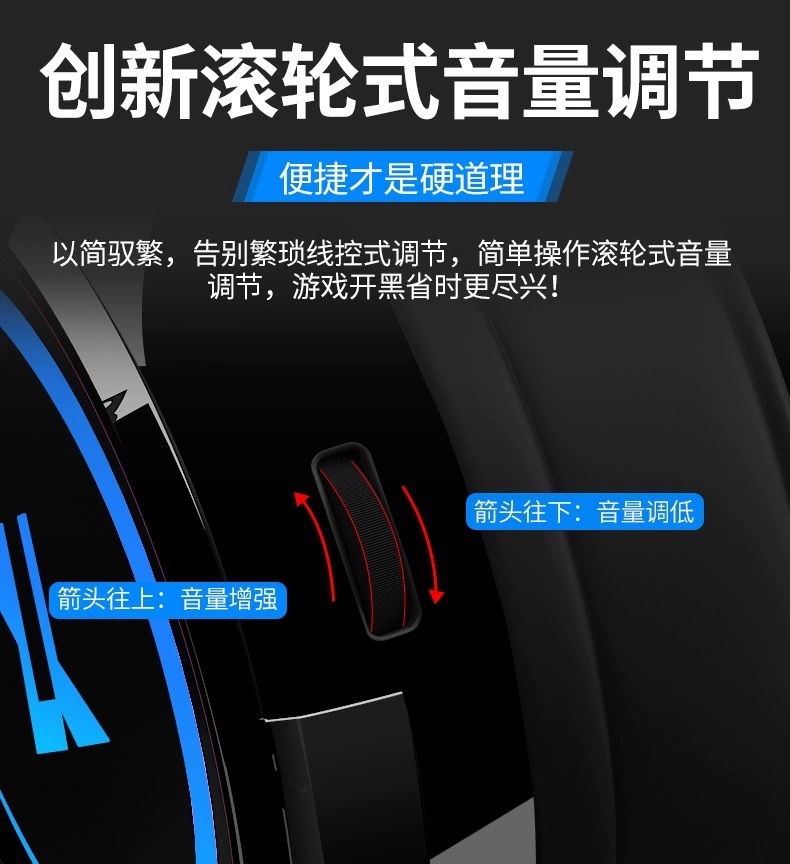 头戴式耳机发光吃鸡游戏耳机台式笔记本有线电脑电竞游戏耳麦批发详情16