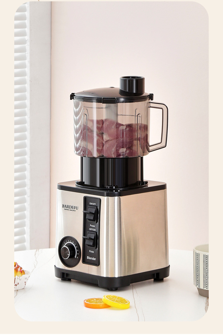 3L8in1blender cross-border North American and European stainless steel large-capacity metal blender, meat grinder, juicer pic 12