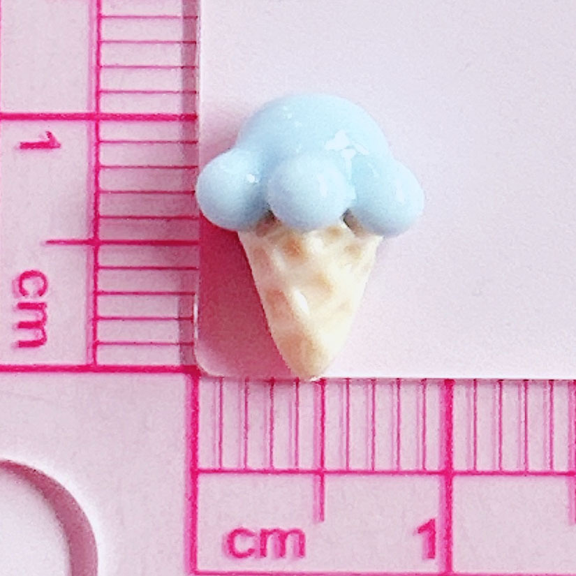 New mini product with bow, strawberry ice cream, diy hair clips, ear studs, nail art and handcrafted accessory stickers pic 12