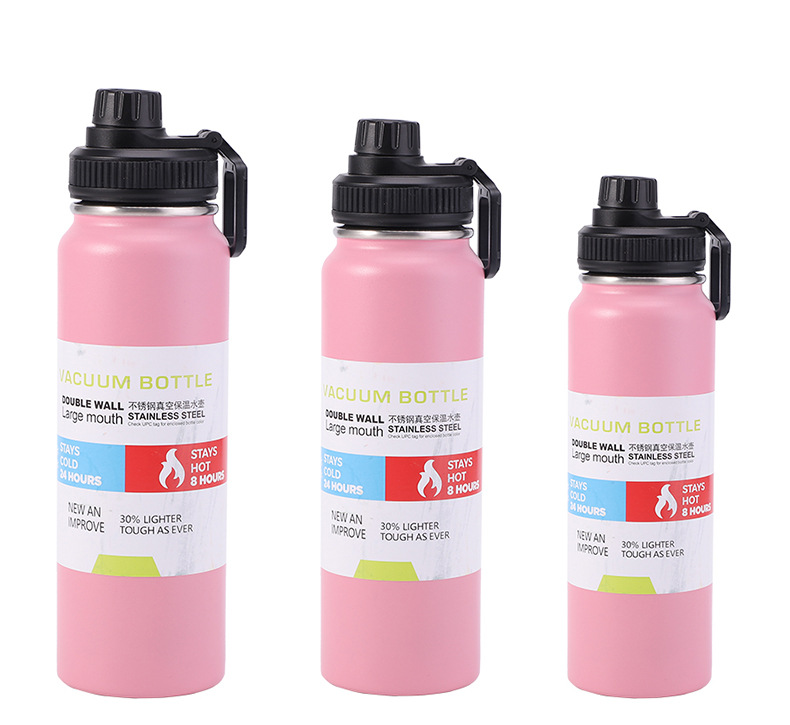 跨境直饮大容量304不锈钢双层户外登山运动水壶旅游水壶便携水杯详情12