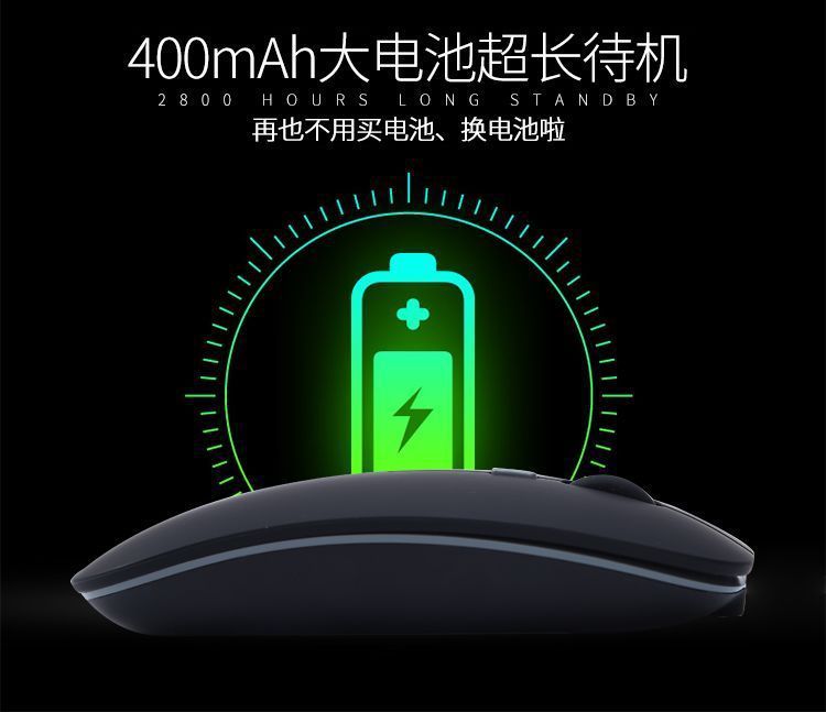 【手机也能用】充电无线鼠标办公笔记本电脑通用游戏可选蓝牙鼠标详情5