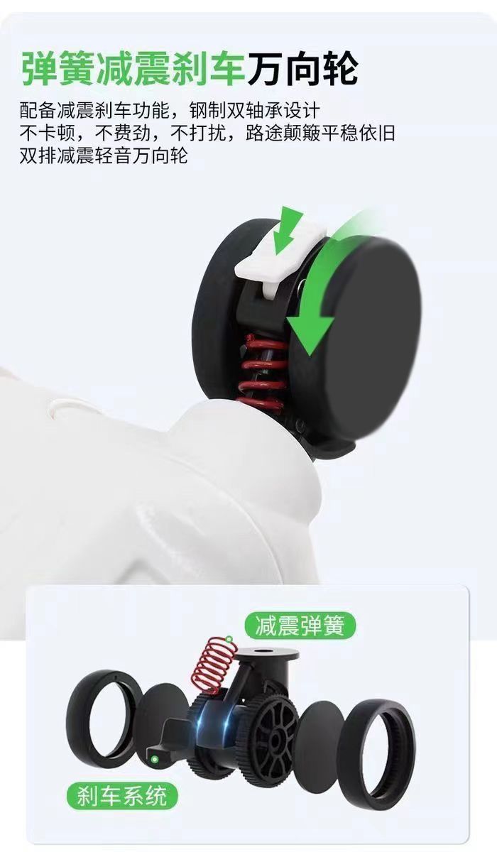 大容量pc密码箱耐用五轮减震刹车万向轮拉杆箱三七分多功能行李箱详情14