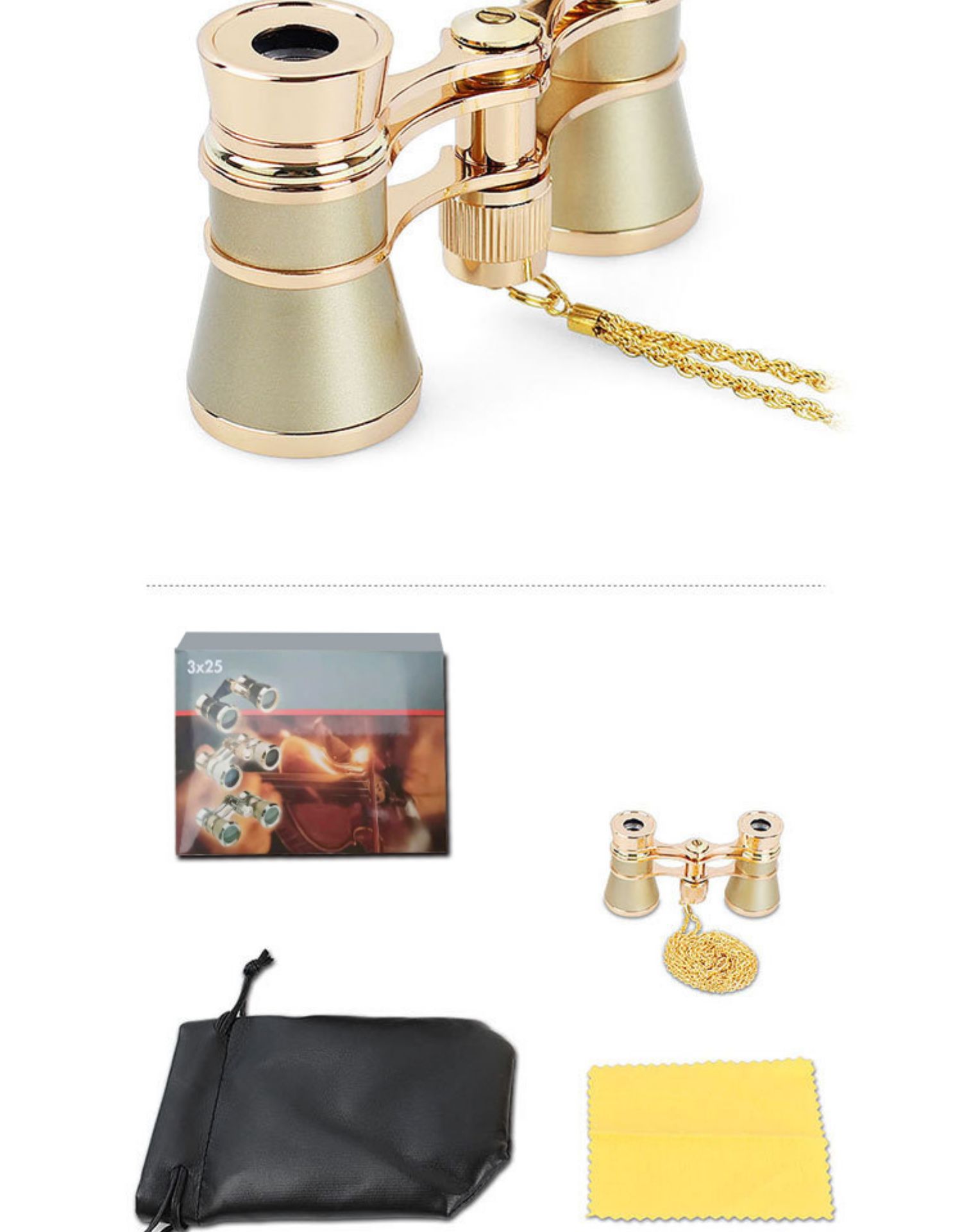 看演出迷你双筒望远镜高清观剧话剧舞台剧复古小型微型袖珍望眼镜详情22