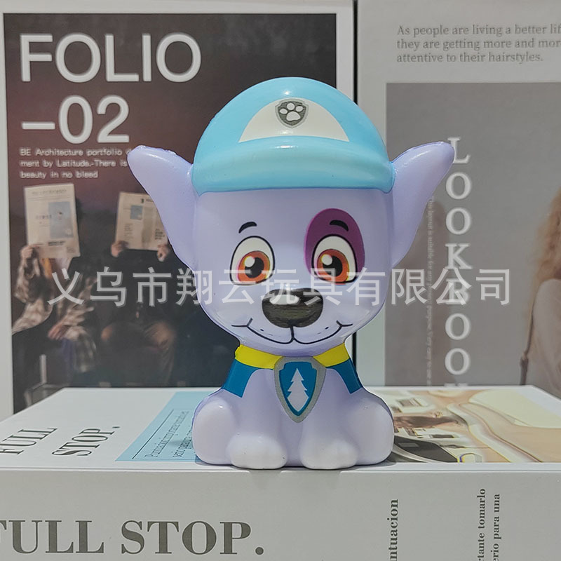 New cross-border Paw Patrol Squeeze Fun Stress-relieving toys, cute dog PU slow rebound toys wholesale pic 8