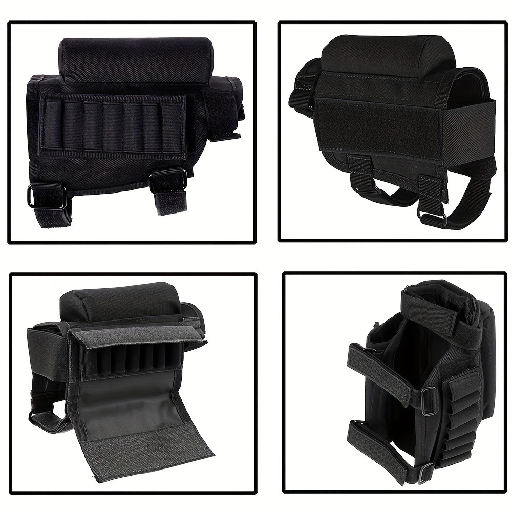 跨境新款军迷彩户外越野CS战术附件子弹包垫托腮包 枪托包子弹袋详情5