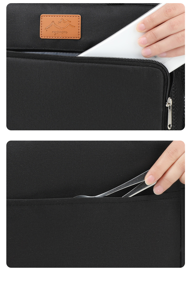 跨境热销保温包大容量手提包上班族通勤保鲜冰包阳离子纯色保温袋详情14