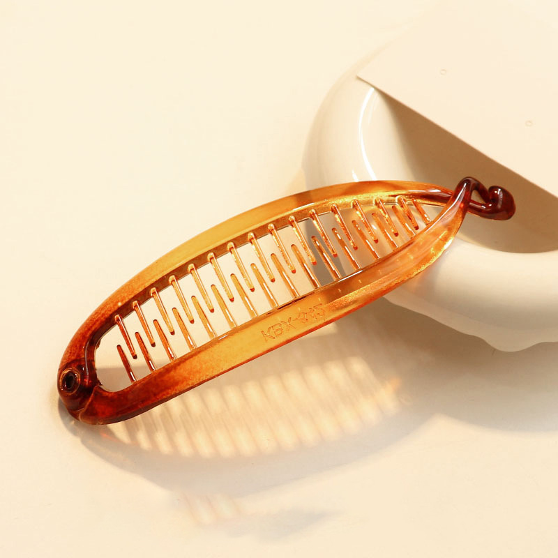 Banana clip vertical clip ponytail hair clip for women 2025 New high-end twist clip, large hair volume, high-end look headwear pic 7