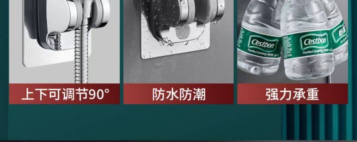 Large panel shower head, pressurized five-speed high water output, bathroom water heater, bathing silicone lotus pod head pic 16