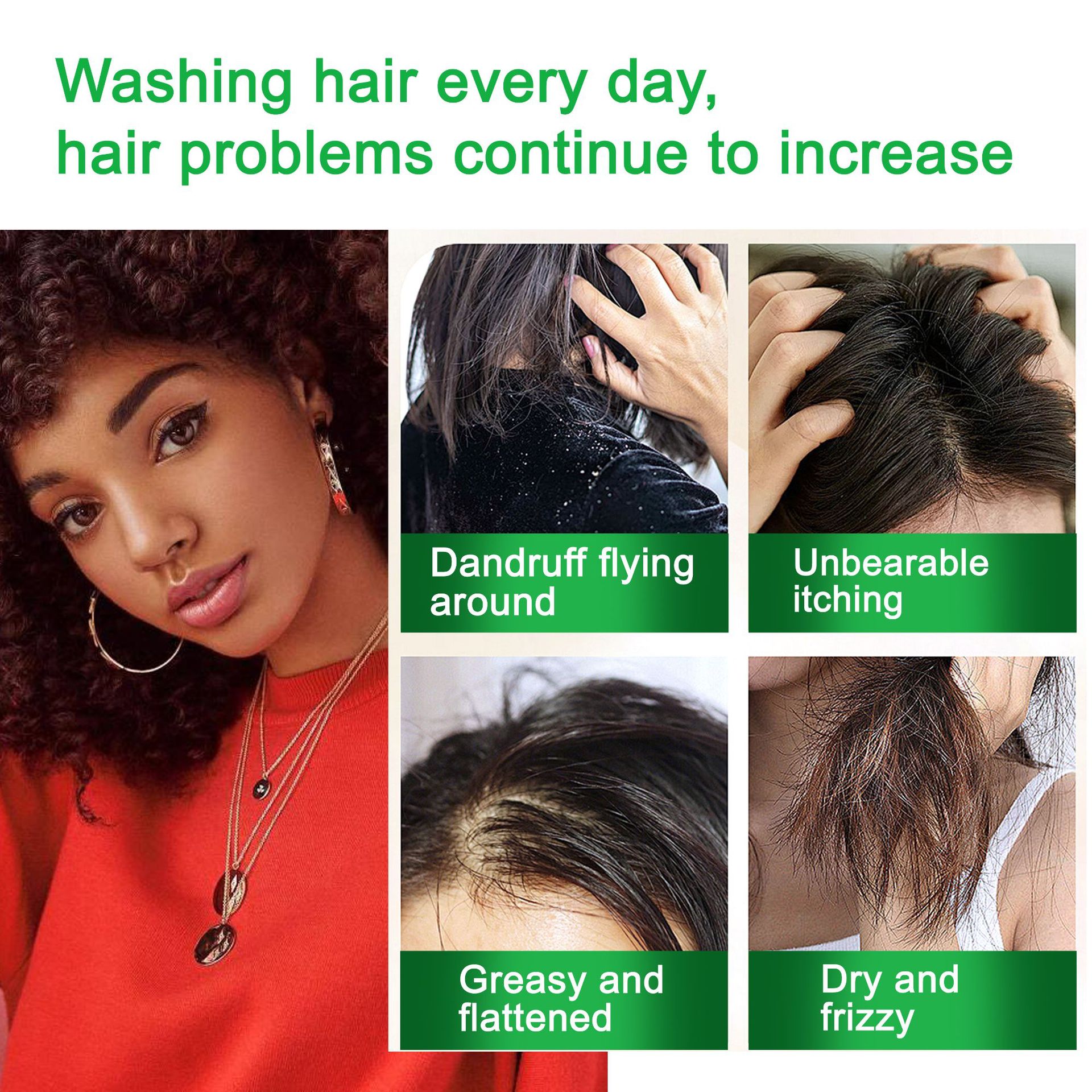 ROUSHUN Softening Shampoo gently cleanses the scalp, deeply nourishes and repairs it. After washing, the hair is smooth and does not tangle. It is suitable for all hair types pic 5