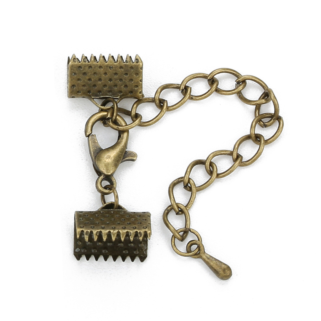 Horse clip buckle + lobster buckle, horse mouth clip, horse calf buckle, iron tail chain, 5cm long, lobster buckle 12mmdiy accessory pic 16