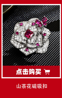 韩系梦幻粉钻甜美少女蝴蝶磁吸扣百搭精美通勤衬衫礼裙防走光胸花详情9