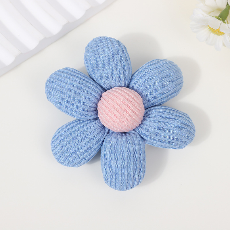 彩色布艺充棉立体小花少女头饰衣服包包帽子装饰辅料详情7