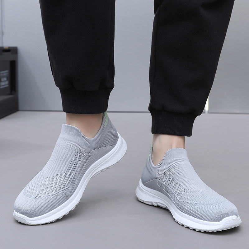 2025春季时尚休闲单鞋一脚蹬男女同款透气舒适时尚百搭软底软面鞋详情10