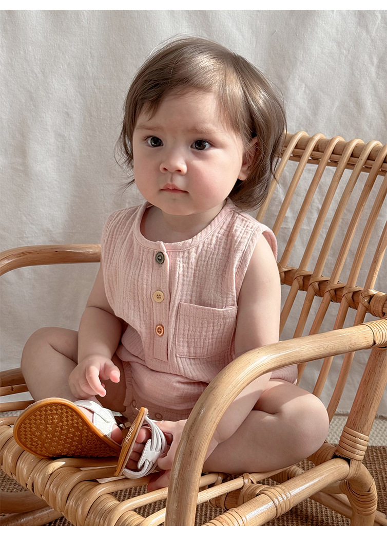 Summer baby wraparound for boys and girls, pure cotton Class a summer breathable triangular hatchcoat for newborns pic 17