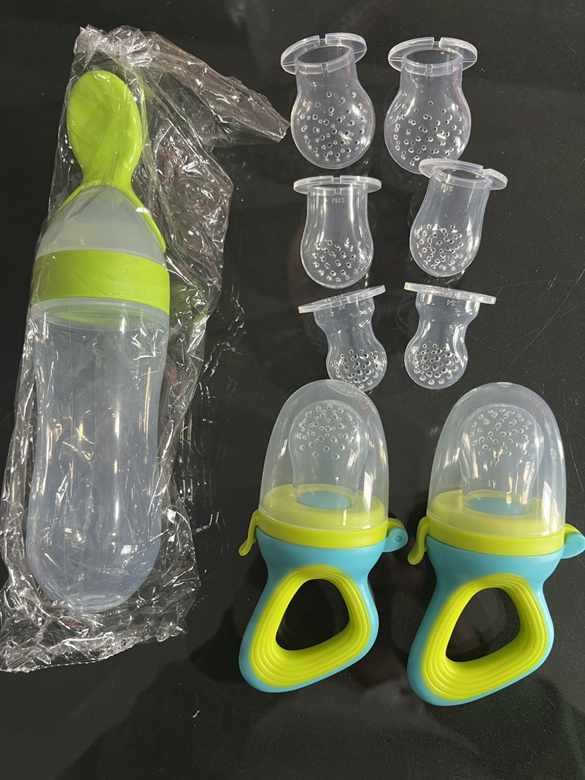 Амазонка продает рисовую пасту, кусает овощи, соску, шесть силиконовых сосок для детей в костюмах pic 4