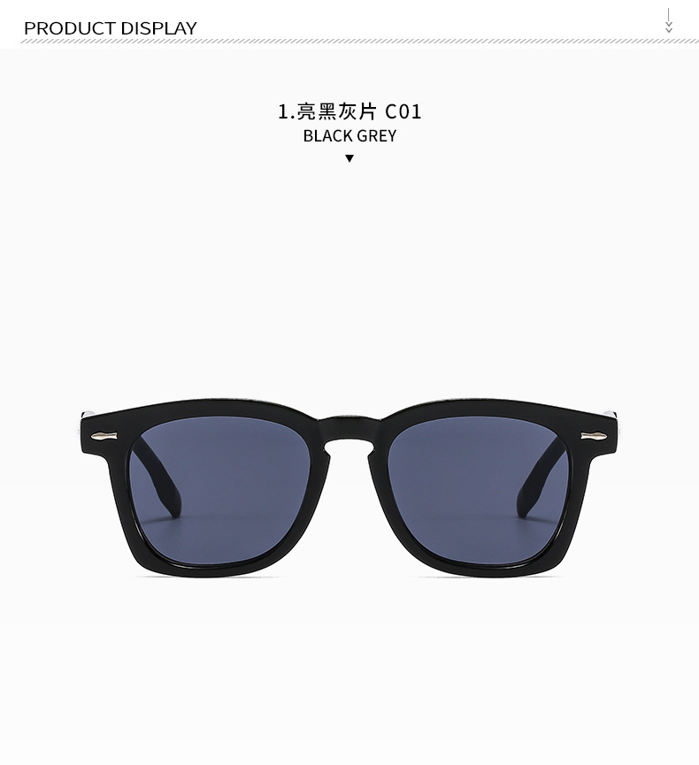 Midin Little Star leg sunglasses, anti-blue light computer glasses, sunglasses for men and women without makeup, big face slimming, flat eyes pic 11