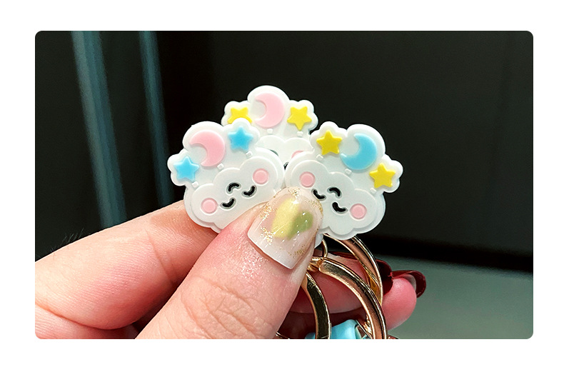 创意卡通软胶公仔钥匙扣女可爱独角兽汽车钥匙链圈包包小挂件礼品详情11