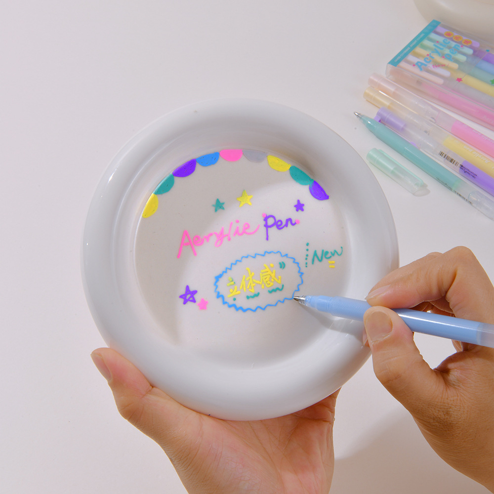 Chenxi large-capacity acrylic pen DIY drawing planner pen can be written on ceramic, glass and metal, but it is not waterproof pic 7