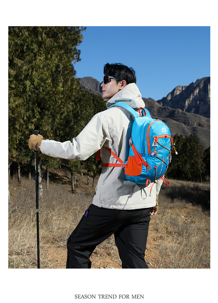 Al aire libre mochila de escalada peso ligero a prueba de agua mochila de senderismo ciclismo camping mochila de viaje fabricante al por mayor pic 18