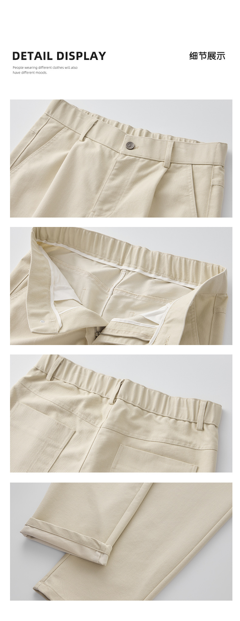 APO男装|跨境牛仔裤男款美式高街秋季潮牌痞帅宽松直筒休闲长裤子详情30