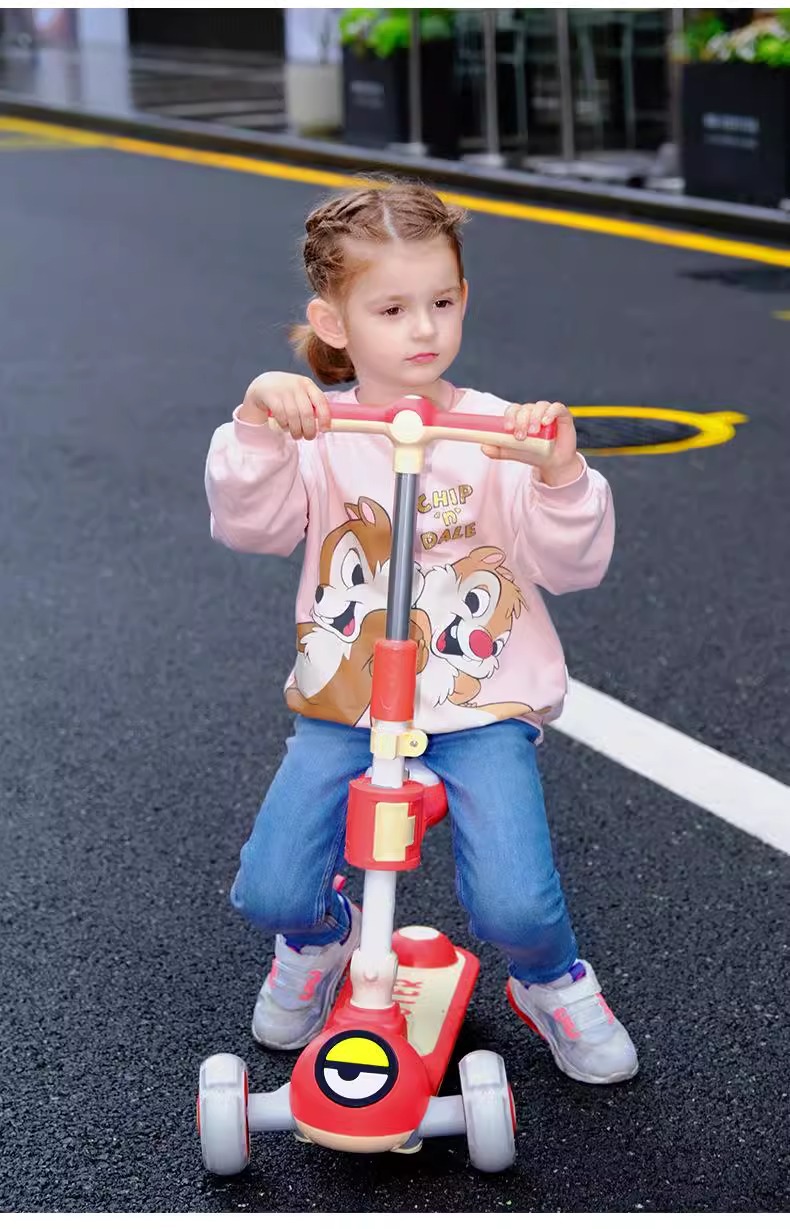 滑板车儿童1-3-6-12岁男女孩踏板可坐可骑三合一宝宝滑滑溜溜车详情20