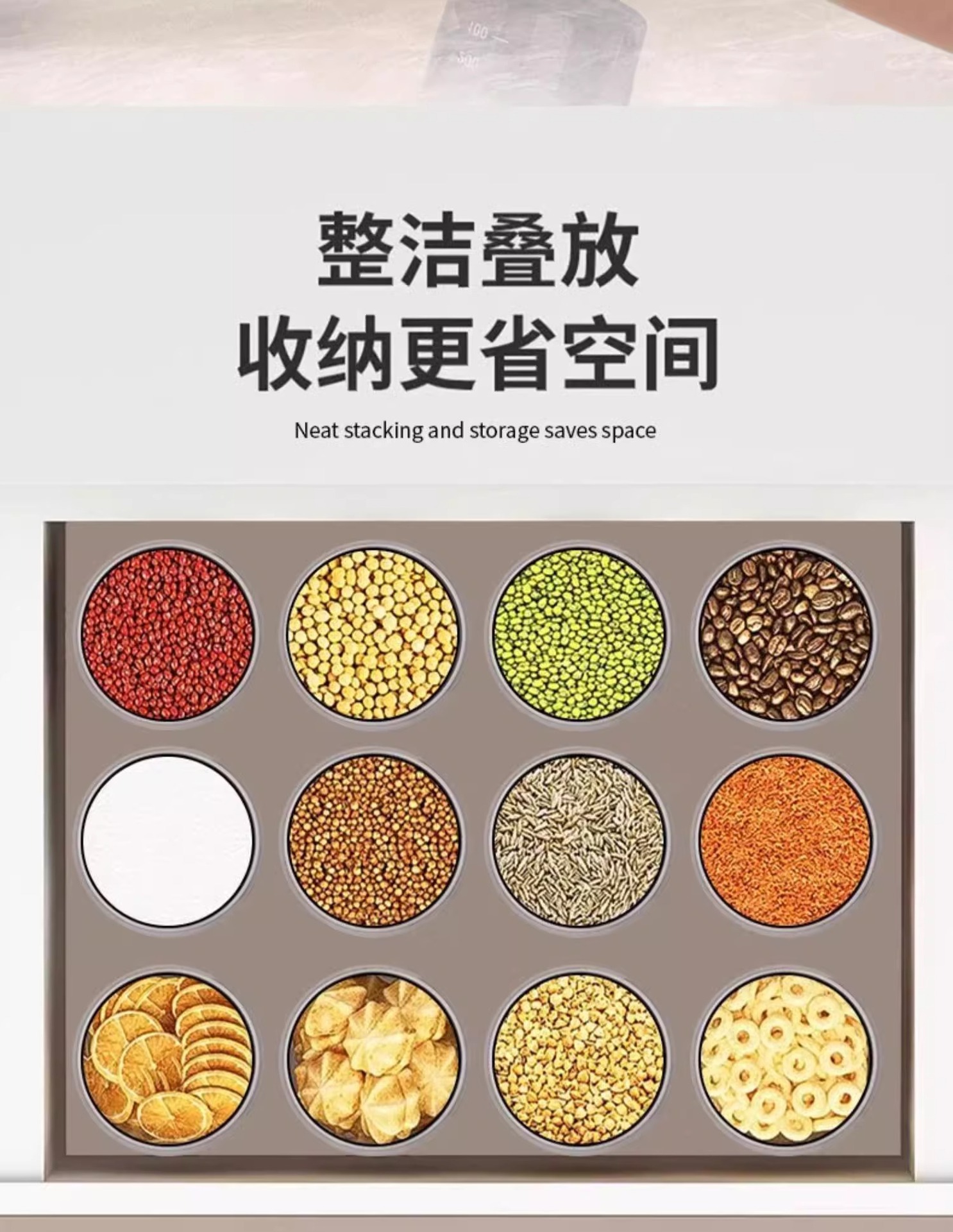 Plastic sealed cans for grains and cereals, kitchen storage, food-grade transparent cans and boxes, snack and dry tea storage cans pic 13