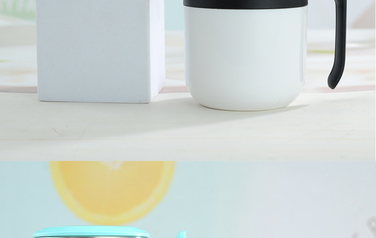 现代简约不锈钢双层隔热水杯高颜值咖啡杯带手柄家用礼品跨境货源详情21