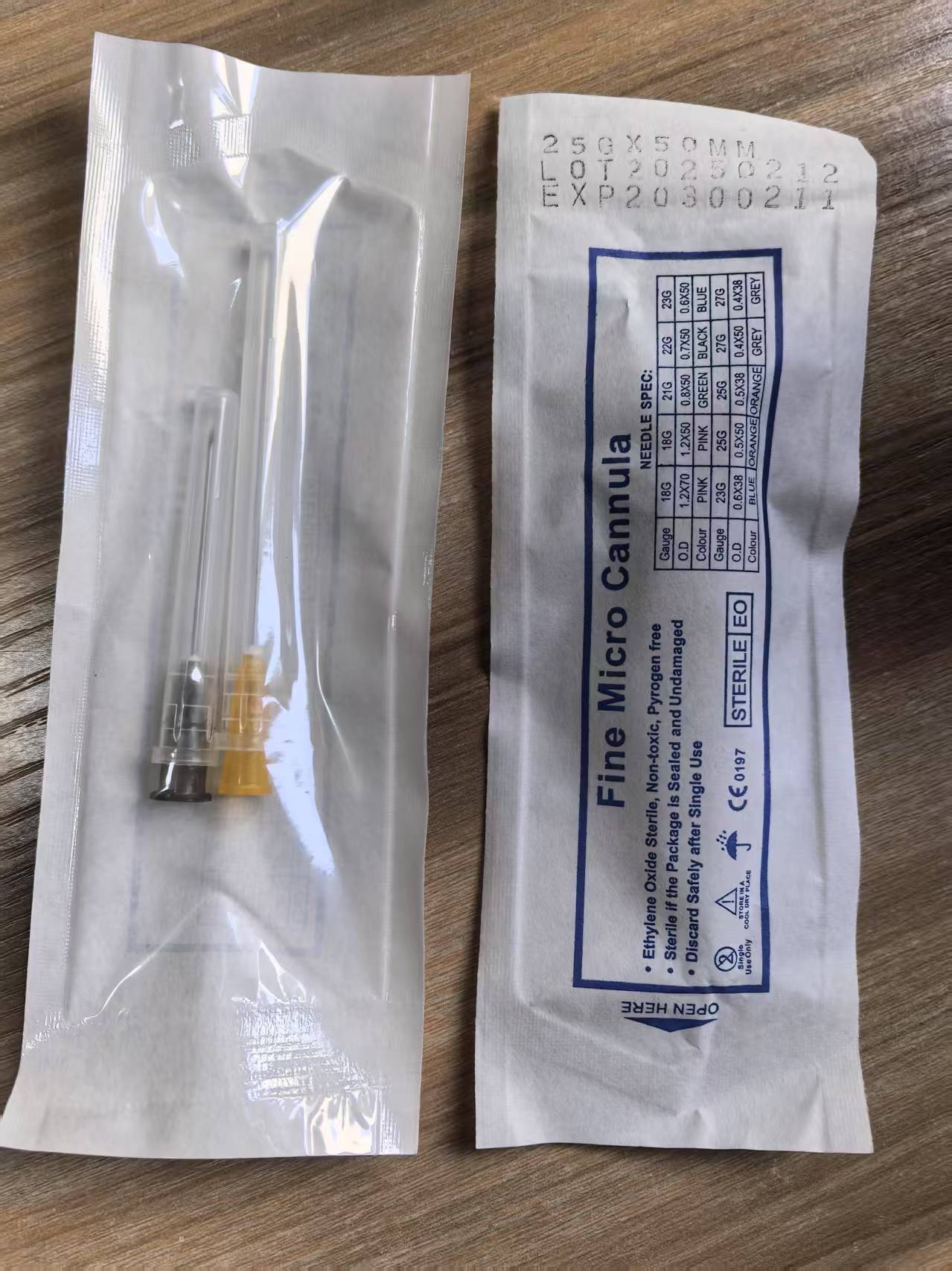 跨境专供一次性美容针钝针针头塑料注射器21/22G一次性使用小针头详情6