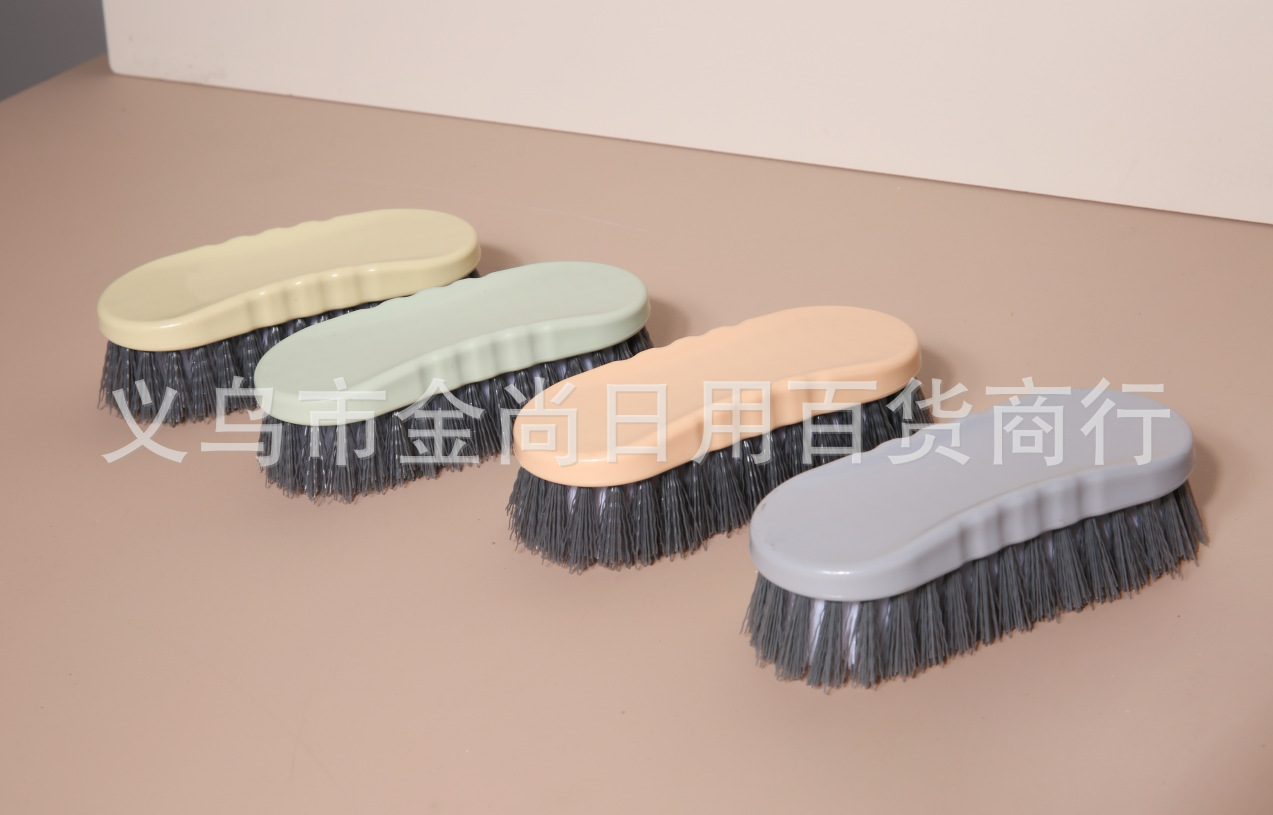 高颜值塑料彩色多功能刷鞋刷洗衣刷地板清洁刷塑料鞋刷子幸运鞋刷详情6