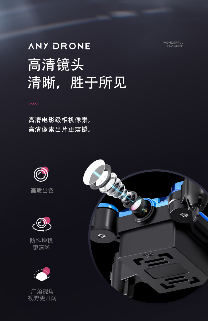 Mini folding drone, remote control aircraft, aerial photography quadcopter, toy for primary school students, small, durable and drop-resistant children pic 6