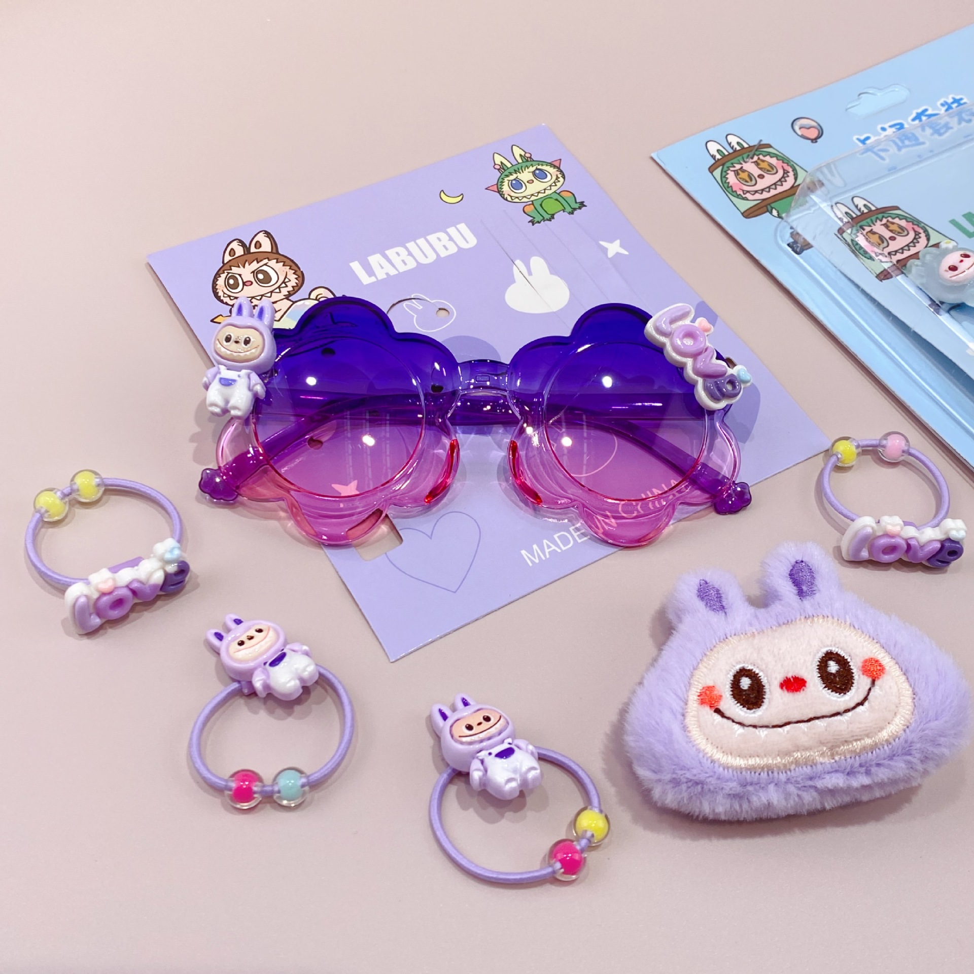 新款三丽鸥眼镜卡通皮筋发夹饰品套装可爱少女心装扮潮玩时尚精品详情38