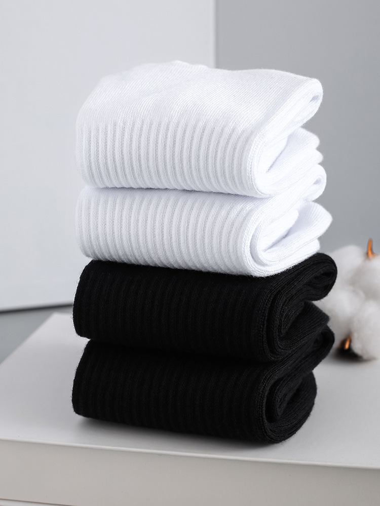 诸暨袜子纯色棉袜秋冬季抗菌吸汗防臭袜春夏运动短中长筒袜子男女详情10