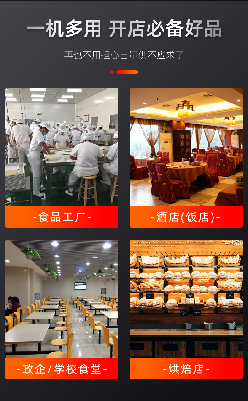 Commercial large capacity steam multi-functional oven for baking bread, mooncakes, egg tarts, cakes and pizzas pic 5