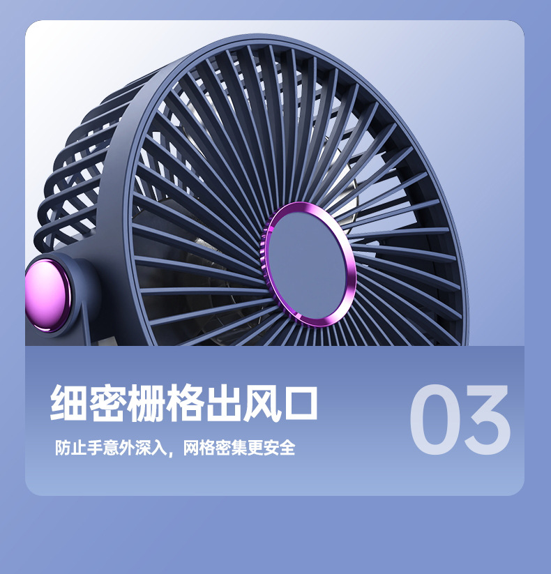 Desktop air circulation fan, electric fan, small household, silent, strong wind force desktop fan, student dormitory, office pic 34
