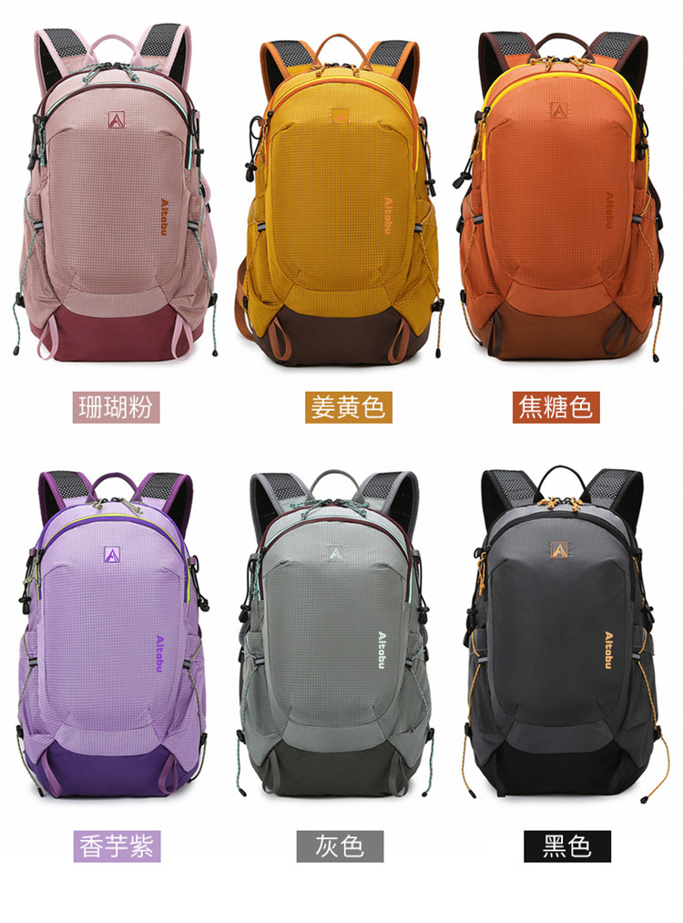 新款户外尼龙双肩包大容量防水休闲旅行背包详情4