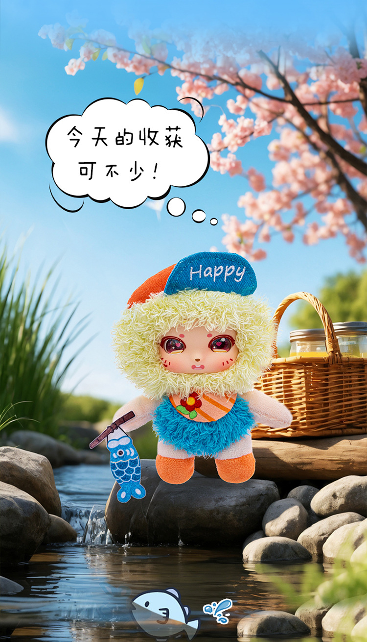 Wholesale of animal vinyl dolls, plush toys, spring outing dolls, figurines, cute cartoon animal bags and pendants pic 8