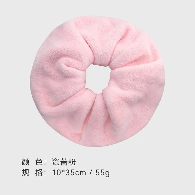 超大号干发毛巾发圈女强吸水毛绒发绳不伤发洗脸两用详情9
